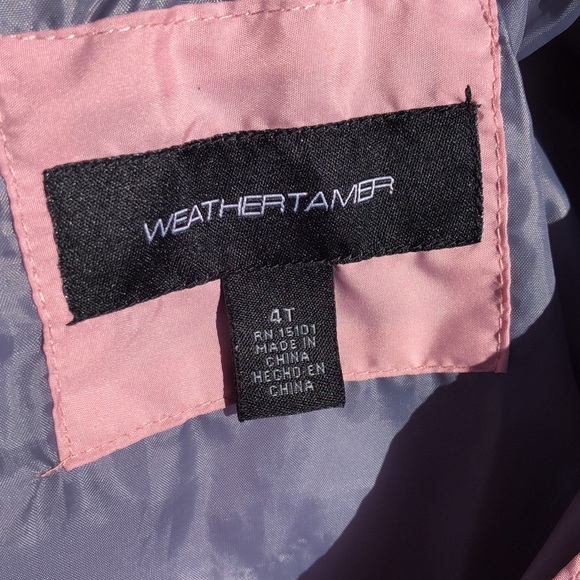 Toddler Girls Weathertamer Winter Jacket - Picture 4 of 8